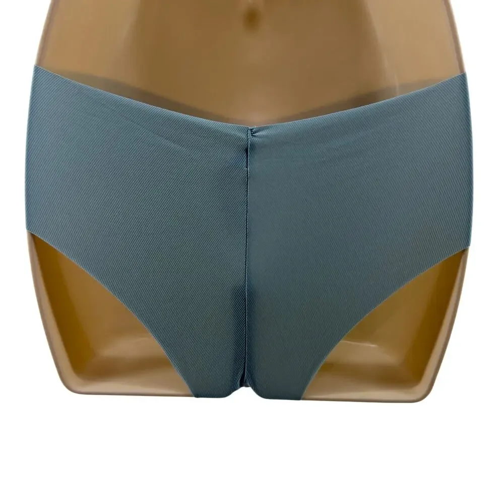 Victoria's Secret SexyIllusion Lasar Cut Cheeky Panty Blue Women Small - Picture 6 of 7